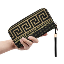 Load image into Gallery viewer, Leather Zipper Wristlet Wallet
