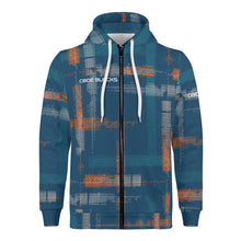 Load image into Gallery viewer, Mens All Over Print Classic Zip Hoodie
