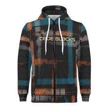 Load image into Gallery viewer, Mens All Over Print Classic Zip Hoodie
