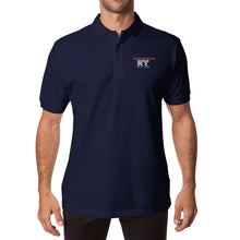Load image into Gallery viewer, Unisex Half printed Cotton Polo Shirt
