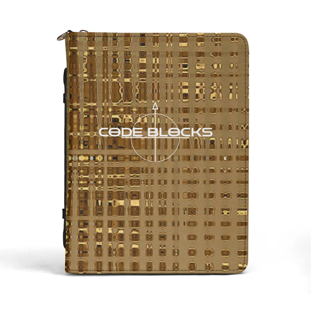 All-Over Print PU Leather Book Cover With Pocket