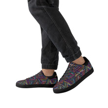 Load image into Gallery viewer, Mens Rubber Low Top Leather Sneakers
