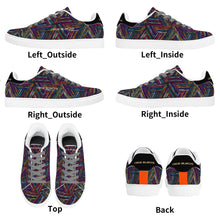 Load image into Gallery viewer, Mens Rubber Low Top Leather Sneakers
