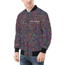 Load image into Gallery viewer, Mens All Over Print Zip Bomber Jacket
