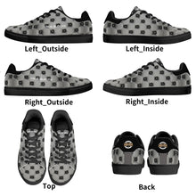 Load image into Gallery viewer, Mens Rubber Low Top Leather Sneakers
