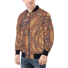 Load image into Gallery viewer, Mens All Over Print Zip Bomber Jacket

