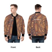 Load image into Gallery viewer, Mens All Over Print Zip Bomber Jacket
