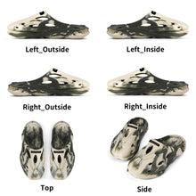 Load image into Gallery viewer, Leisure EVA Two-tone Hollow Out Clogs with Custom Name Logo Sandals
