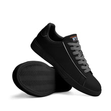 Load image into Gallery viewer, Adult Lightweight Brand Low Top Leather Skateboard Shoes WIth Personalized Logo /Name

