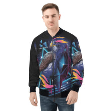 Load image into Gallery viewer, Mens All Over Print Zip Bomber Jacket
