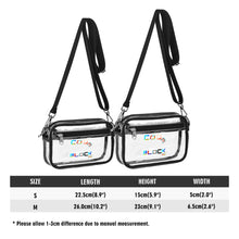 Load image into Gallery viewer, Clear Fashion Waterproof Transparent Summer Bag(Single-Sided Print)
