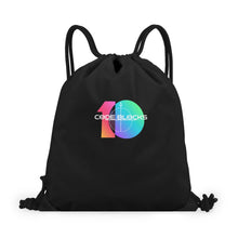 Load image into Gallery viewer, New Style Black Gym Drawstring Bag(Single-Sided Print)
