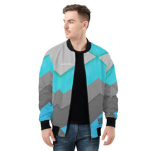 Load image into Gallery viewer, Mens All Over Print Zip Bomber Jacket
