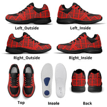 Load image into Gallery viewer, Adult Lightweight Brand Low Top Mesh and PU Platform Athletic Shoes WIth Personalized Logo /Name
