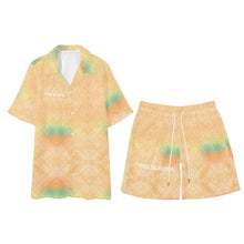 Load image into Gallery viewer, Mens Regular Fit Hawaiian Short Sleeve Shirt and Shorts Set

