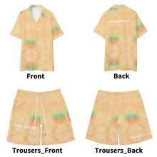 Load image into Gallery viewer, Mens Regular Fit Hawaiian Short Sleeve Shirt and Shorts Set
