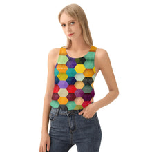 Load image into Gallery viewer, Womens All Over Print Loose Tank Tops
