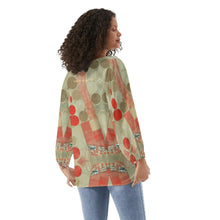 Load image into Gallery viewer, Womens Long-Sleeve Chiffon Blouse

