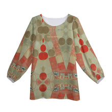 Load image into Gallery viewer, Womens Long-Sleeve Chiffon Blouse
