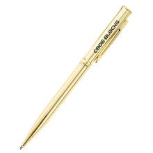 Load image into Gallery viewer, Personalized 6 Pack Gold Ballpoint Pen with Engraved Name and Logo
