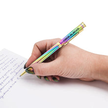 Load image into Gallery viewer, Personalized 6 Pack Rainbow Ballpoint Pen with Engraved Name and Logo
