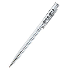 Load image into Gallery viewer, Personalized 6 Pack Silver Ballpoint Pen with Engraved Name and Logo
