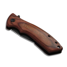 Load image into Gallery viewer, Personalized Engraved Camping Steel Knife Pocket Folding Knife for Men for Father
