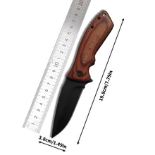 Load image into Gallery viewer, Personalized Engraved Camping Steel Knife Pocket Folding Knife for Men for Father
