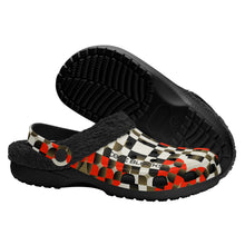 Load image into Gallery viewer, Adults Black Warm House Clog Winter Fur Lined Garden Slippers
