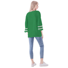 Load image into Gallery viewer, Womens Loose Chiffon Blouse with Bell Sleeves
