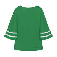 Load image into Gallery viewer, Womens Loose Chiffon Blouse with Bell Sleeves
