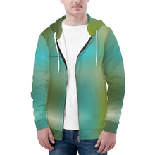 Load image into Gallery viewer, Mens All Over Print Classic Zip Hoodie
