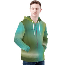 Load image into Gallery viewer, Mens All Over Print Classic Zip Hoodie

