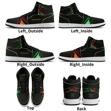 Load image into Gallery viewer, Mens Premium High Top Leather Sneakers
