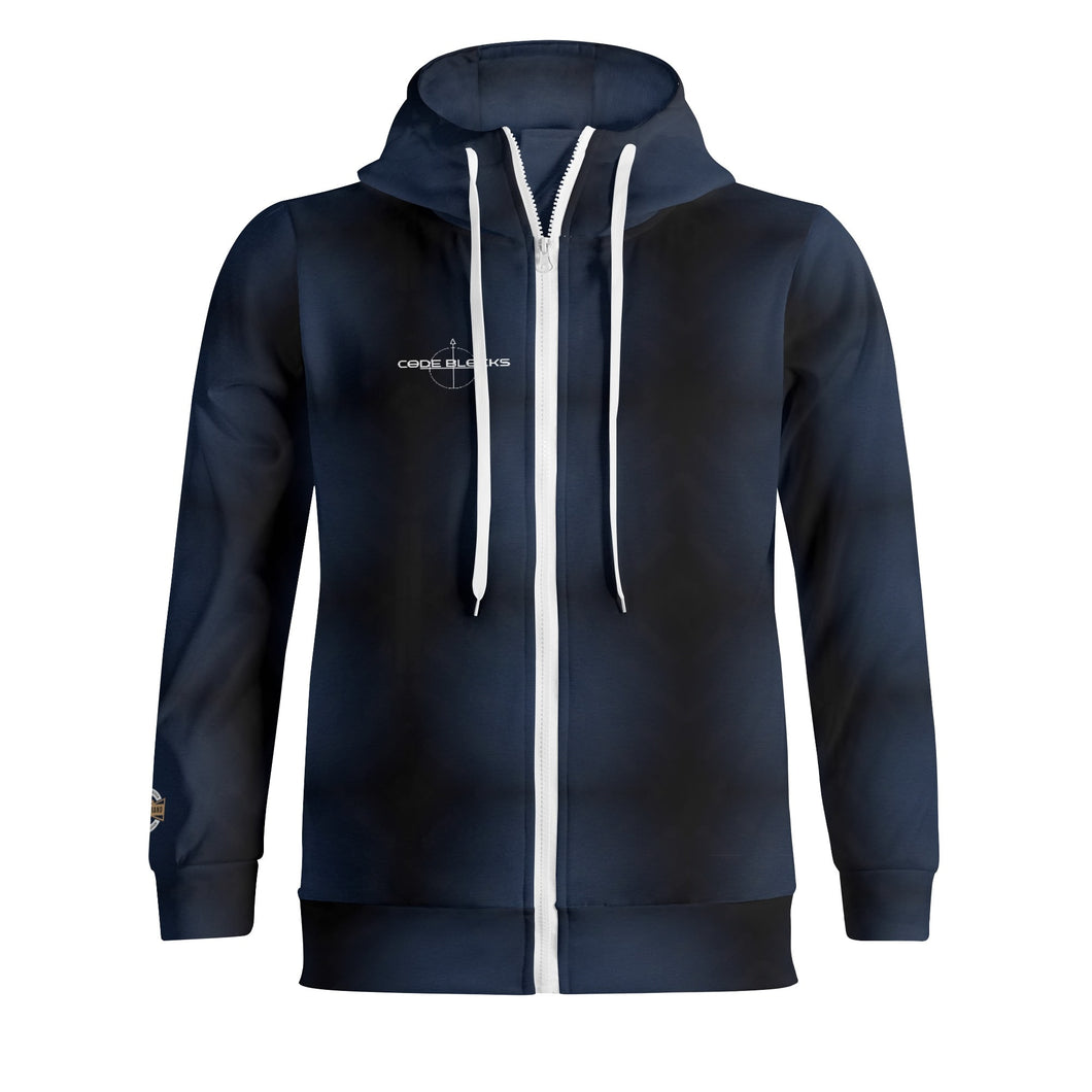 Adult Full Zip Turtleneck Hoodie Streetwear