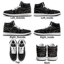 Load image into Gallery viewer, Mens Premium High Top Leather Sneakers
