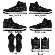 Load image into Gallery viewer, Mens Premium High Top Leather Sneakers
