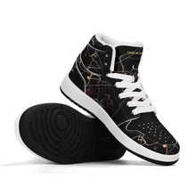 Load image into Gallery viewer, Children Premium High Top Leather Sneakers
