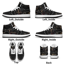 Load image into Gallery viewer, Children Premium High Top Leather Sneakers
