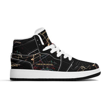Load image into Gallery viewer, Children Premium High Top Leather Sneakers
