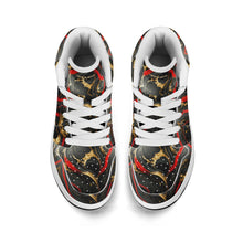 Load image into Gallery viewer, Children Premium High Top Leather Sneakers
