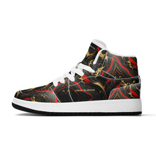 Load image into Gallery viewer, Children Premium High Top Leather Sneakers
