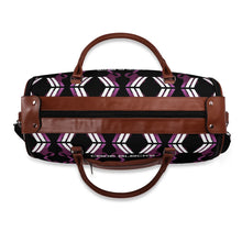 Load image into Gallery viewer, Personalized Leather Duffle Bag Foldable Travel Bag
