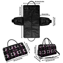 Load image into Gallery viewer, Personalized Leather Duffle Bag Foldable Travel Bag
