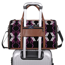 Load image into Gallery viewer, Personalized Leather Duffle Bag Foldable Travel Bag
