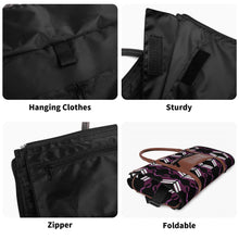 Load image into Gallery viewer, Personalized Leather Duffle Bag Foldable Travel Bag
