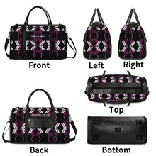 Load image into Gallery viewer, Personalized Leather Duffle Bag Foldable Travel Bag
