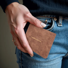 Load image into Gallery viewer, Two Sides Printing Leather Mens Thin Wallet for Dad for Him
