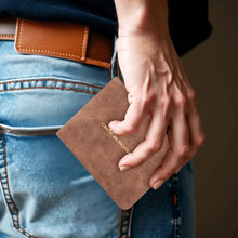 Load image into Gallery viewer, Two Sides Printing Leather Mens Thin Wallet for Dad for Him
