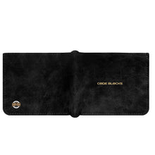 Load image into Gallery viewer, Two Sides Printing Leather Mens Thin Wallet for Dad for Him
